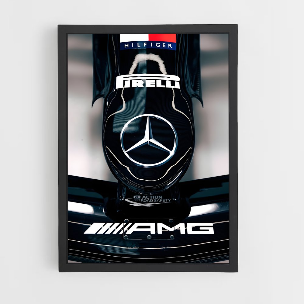 Poster Mercedes MP4 Vision – affiche Voitures de Formule 1 (vue 2)